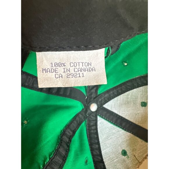 Team Kool Green Racing Cap 100% Cotton Adjustable Strap Made In Canada Green & E - Picture 5 of 5